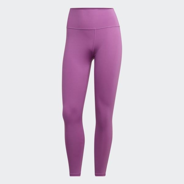 Legging Optime Training 7/8 Lilas Adidas