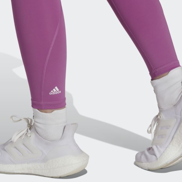 Legging Optime Training 7/8 Lilas Adidas