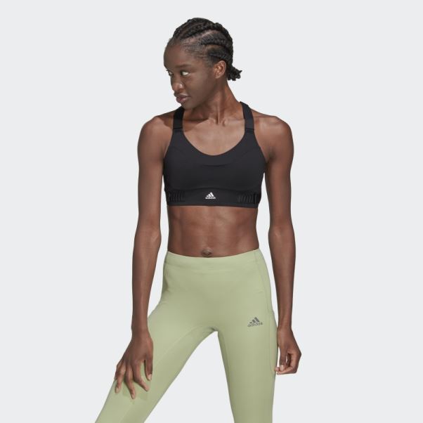 Soutien-gorge à Maintien élevé Fastimpact Luxe Run Adidas Noir