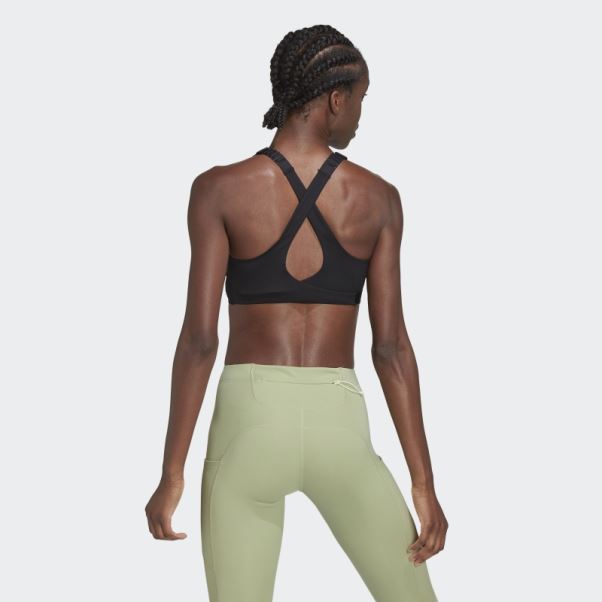 Soutien-gorge à Maintien élevé Adidas Fastimpact Luxe Run Noir