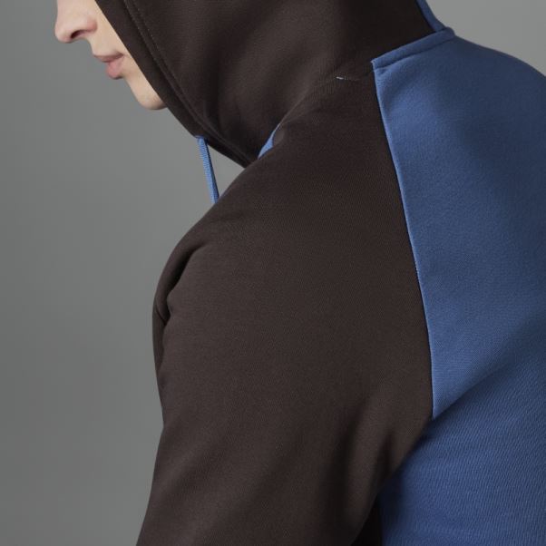 Sweat à Capuche En éponge Colorblock Acier Adidas Fashion