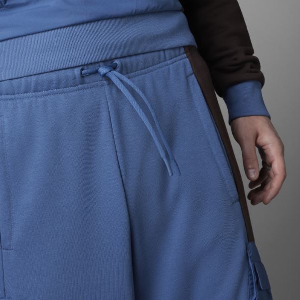 Pantalon Adidas Colorblock French Terry Acier