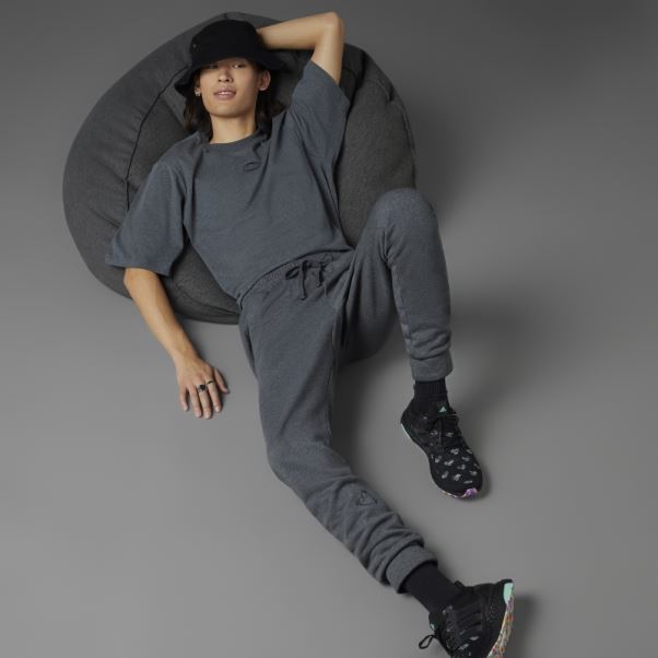 Adidas Pantalon Saint Valentin Gris Foncé Chiné