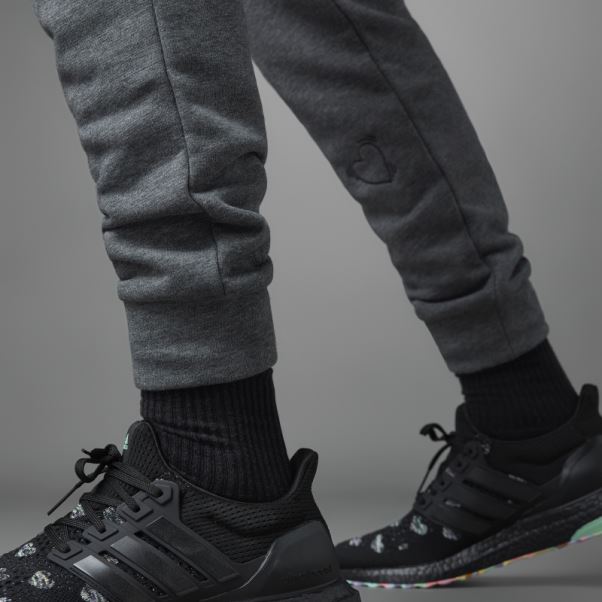 Adidas Pantalon Saint Valentin Gris Foncé Chiné