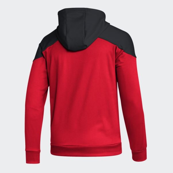 Adidas Blackhawks Sweat à Capuche Rouge