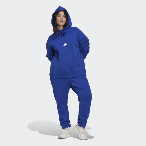 Pantalon De Survêtement (grande Taille) Adidas Bleu