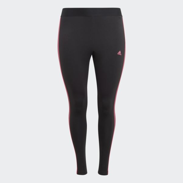 Legging Adidas Essentials Noir à 3 Bandes (grande Taille)