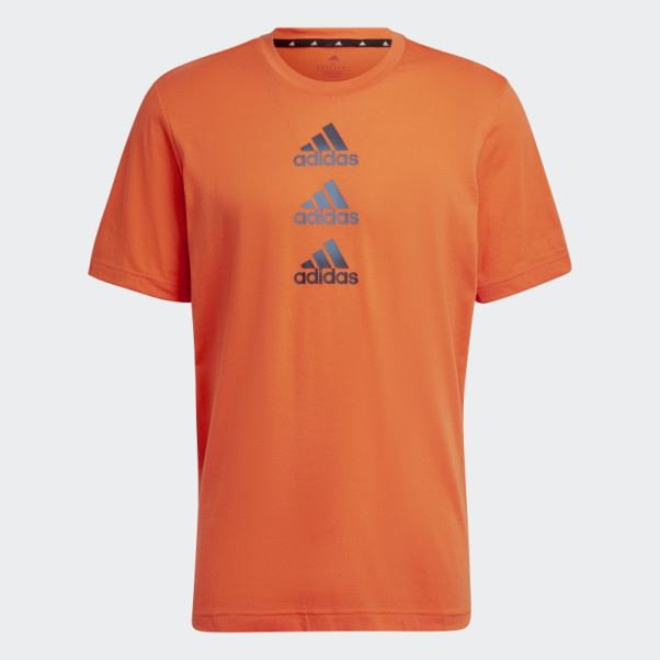 Conçu Pour Déplacer Logo Tee Adidas Orange