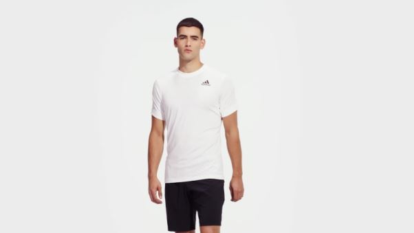 Tee Shirt Tennis Freelift Blanc Adidas