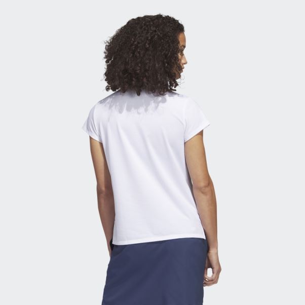 Adidas Polo Chiné Blanc Chiné Go-to