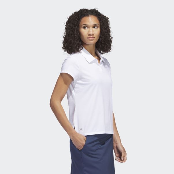 Adidas Polo Chiné Blanc Chiné Go-to