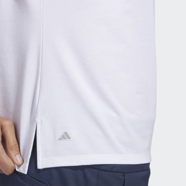 Adidas Polo Chiné Blanc Chiné Go-to