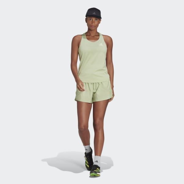 Parley Adizero Run Débardeur Adidas Lime
