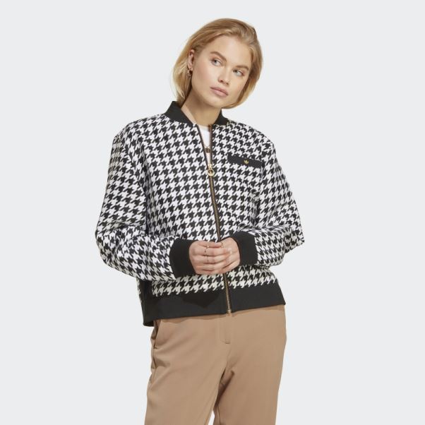 Adidas Veste Pied De Poule Noir