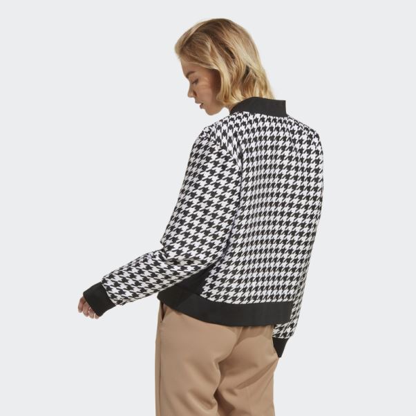 Veste Pied De Poule Noir Adidas