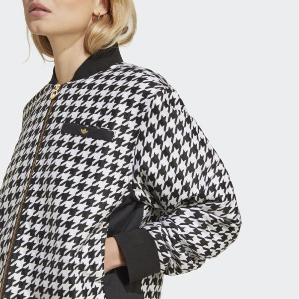Veste Pied De Poule Noir Adidas