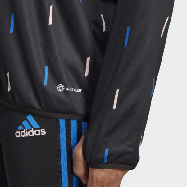 Adidas Manchester United Warm Top Noir Pré-match