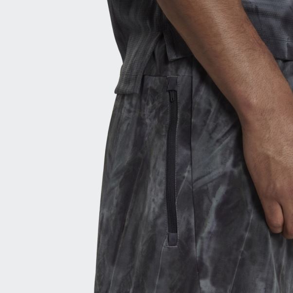 Adidas Short D'entrainement Spray Dye Noir