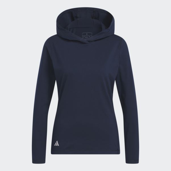 Sweat à Capuche Adidas Performance Golf Bleu Marine