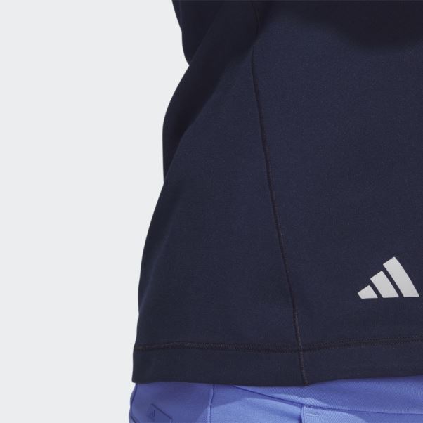 Sweat à Capuche Adidas Performance Golf Bleu Marine