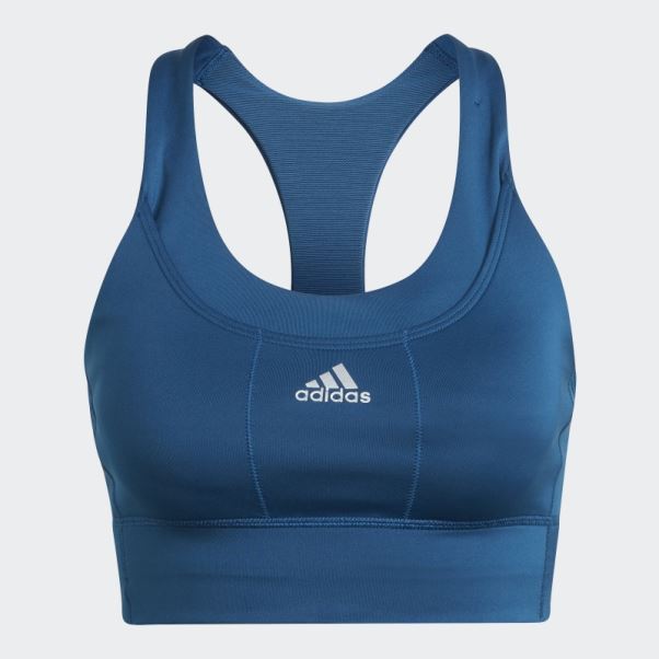 Soutien-gorge De Poche à Maintien Moyen Adidas Running Marine