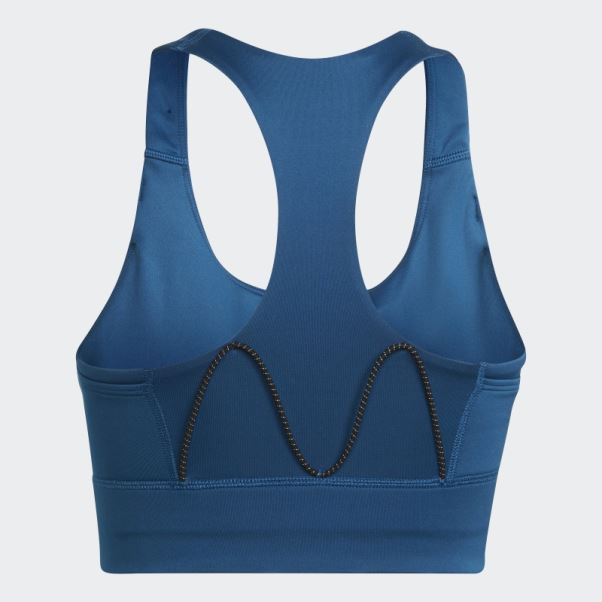 Soutien-gorge De Poche à Maintien Moyen Adidas Running Marine