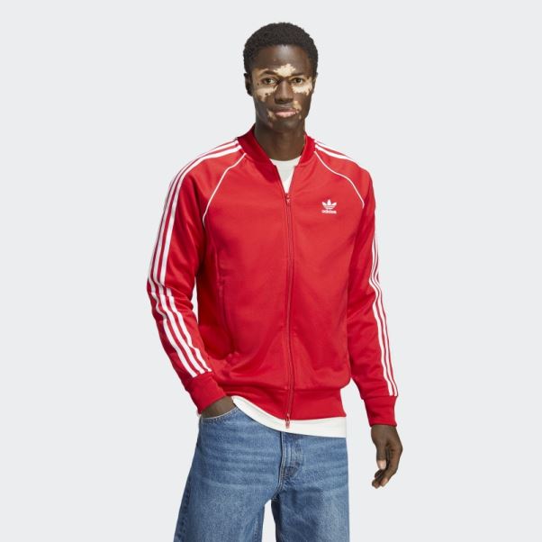 Adicolor Classics Sst Track Top Adidas écarlate