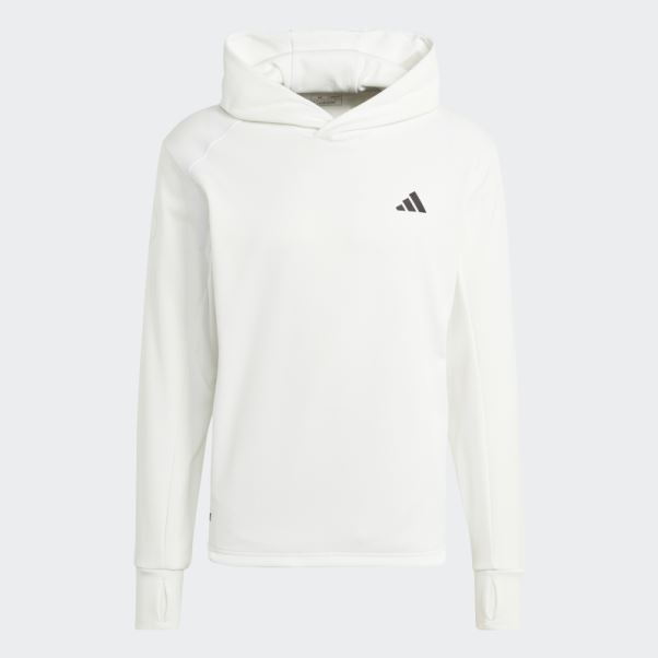 Adidas Made To Be Remade Aeroready Running Sweat à Capuche Blanc