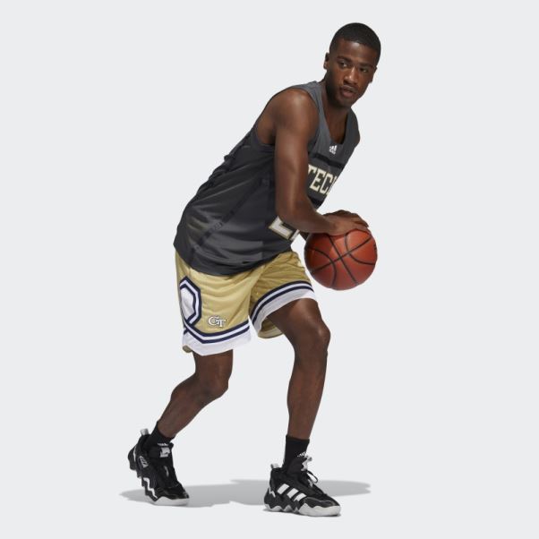 Adidas Jaune Vestes Swingman Short Sable