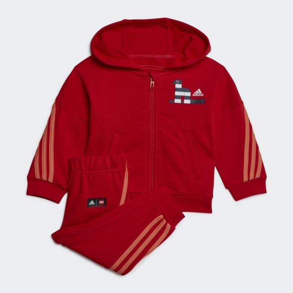 Ensemble Veste Et Pantalon Adidas X Classic Lego Rouge