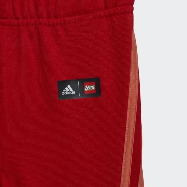 Ensemble Veste Et Pantalon Adidas X Classic Lego Fashion Rouge