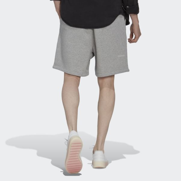 Short Polaire Adidas Gris Moyen