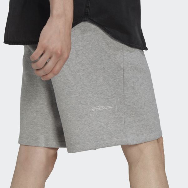 Short Polaire Adidas Gris Moyen