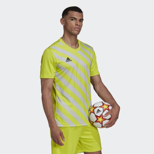 Maillot Graphique Entrada 22 Sol Jaune Adidas