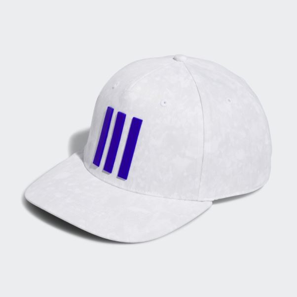 Casquette Blanche Adidas 3-stripes Tour