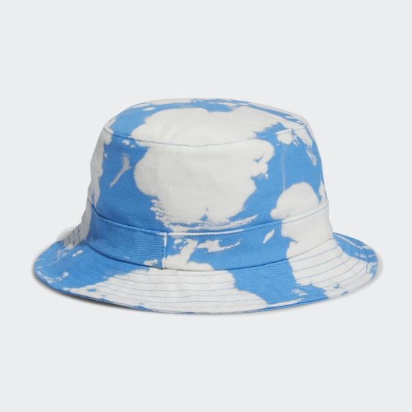 Bob Adidas Bleu à Teinture Inversée