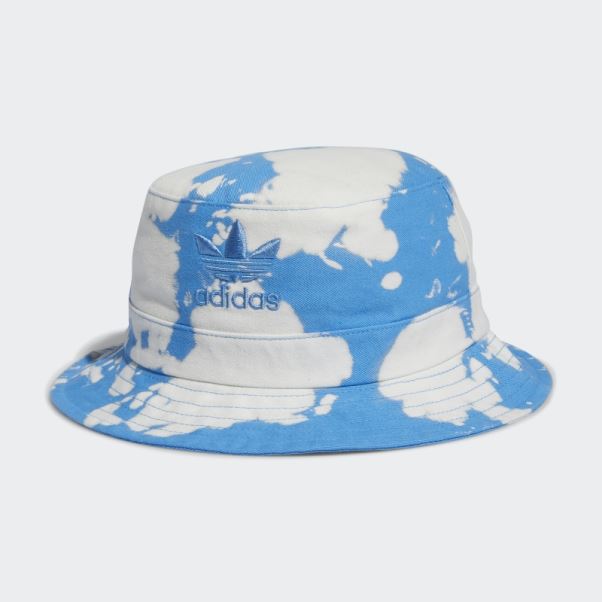 Bob Adidas Bleu à Teinture Inversée
