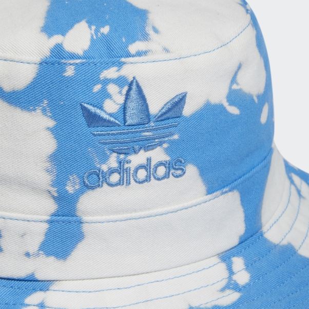 Bob Adidas Bleu à Teinture Inversée