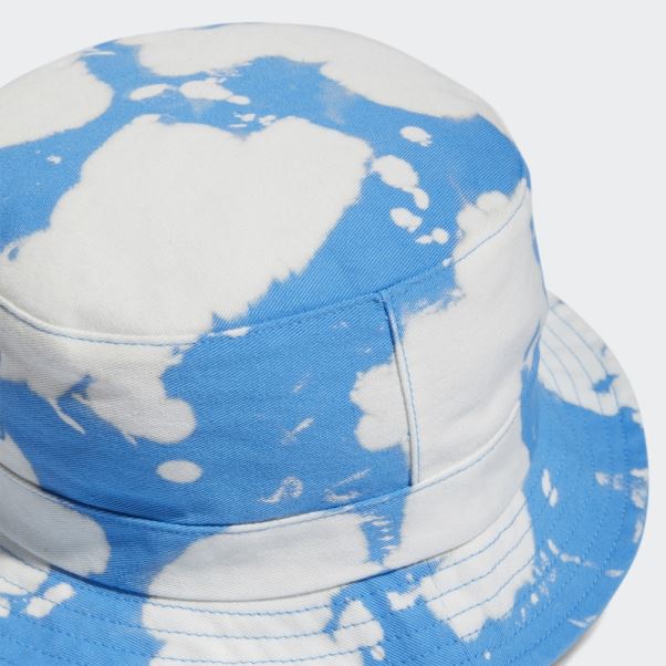 Bob Adidas Bleu à Teinture Inversée