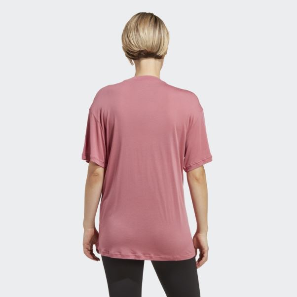 Tee-shirt D'allaitement Rose Aeroready Train Essentials (maternité) Adidas