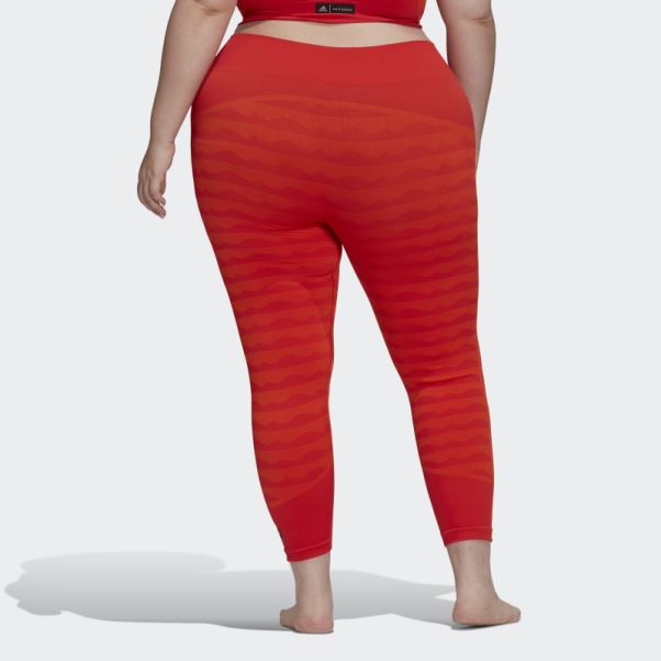 Adidas Marimekko Aeroknit 7/8 Legging (grande Taille) Orange