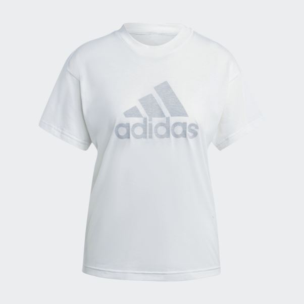 T-shirt Adidas Future Icons Winners 3.0 Blanc Chiné