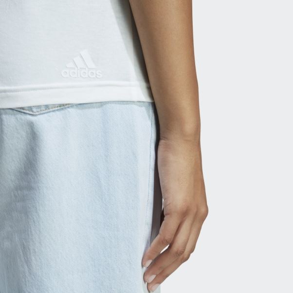T-shirt Adidas Future Icons Winners 3.0 Blanc Chiné