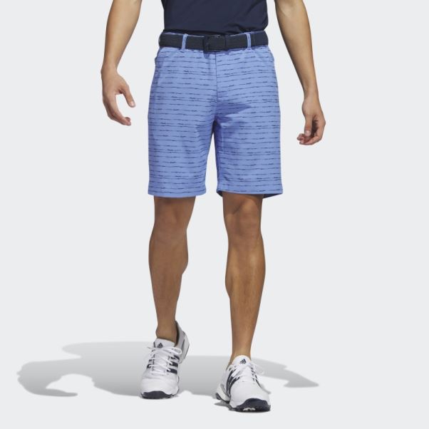 Short De Golf Texturé 9 Pouces Adidas Bleu