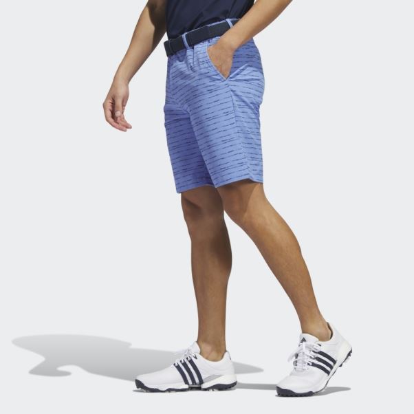 Short De Golf Texturé 9 Pouces Adidas Bleu