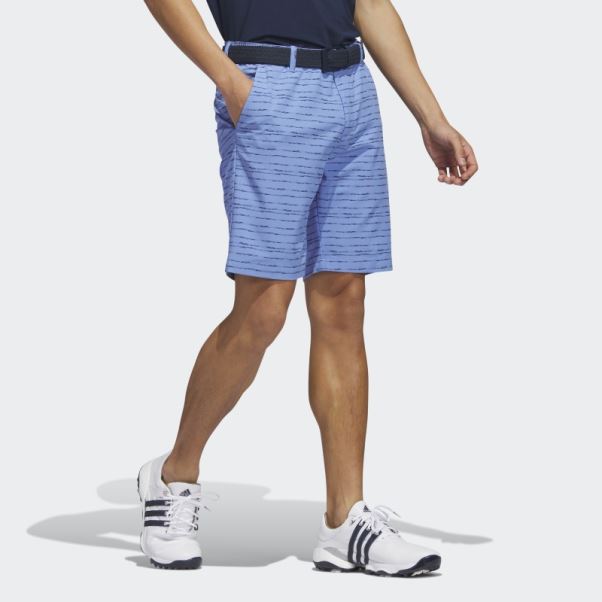 Short De Golf Texturé 9 Pouces Adidas Bleu