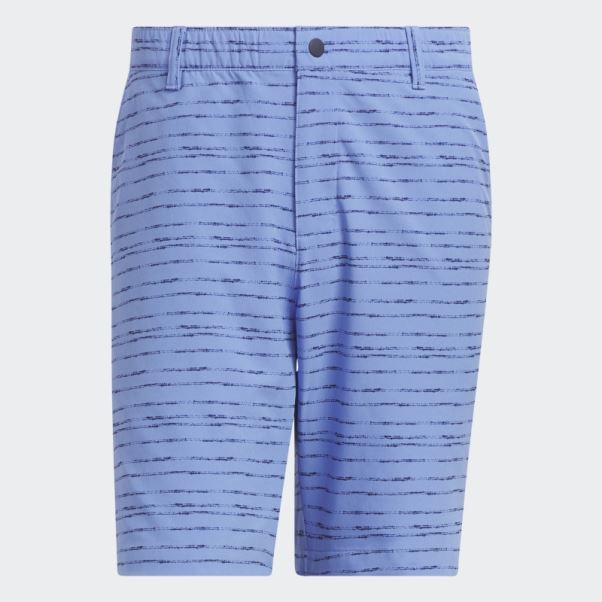 Short De Golf Texturé 9 Pouces Adidas Bleu
