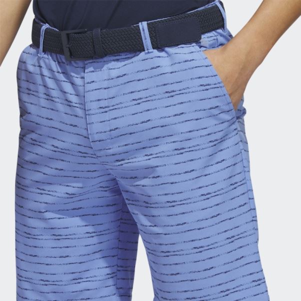 Short De Golf Texturé 9 Pouces Adidas Bleu