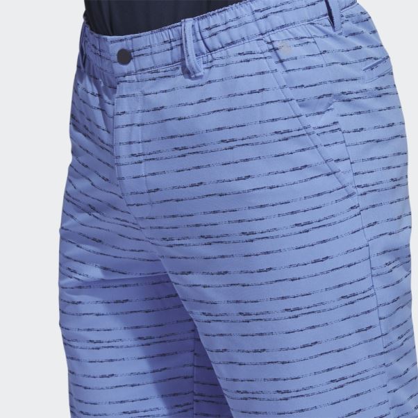 Short De Golf Texturé 9 Pouces Adidas Bleu