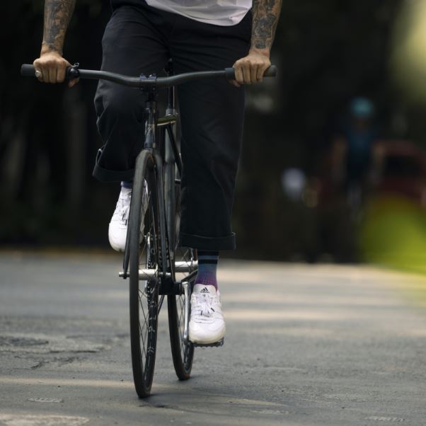 Les Chaussures De Vélo Vegan Velosamba Blanc Adidas